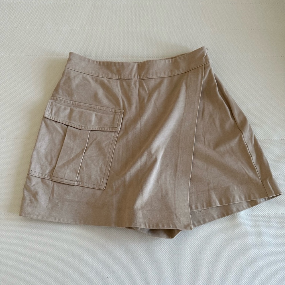 zara suede skort